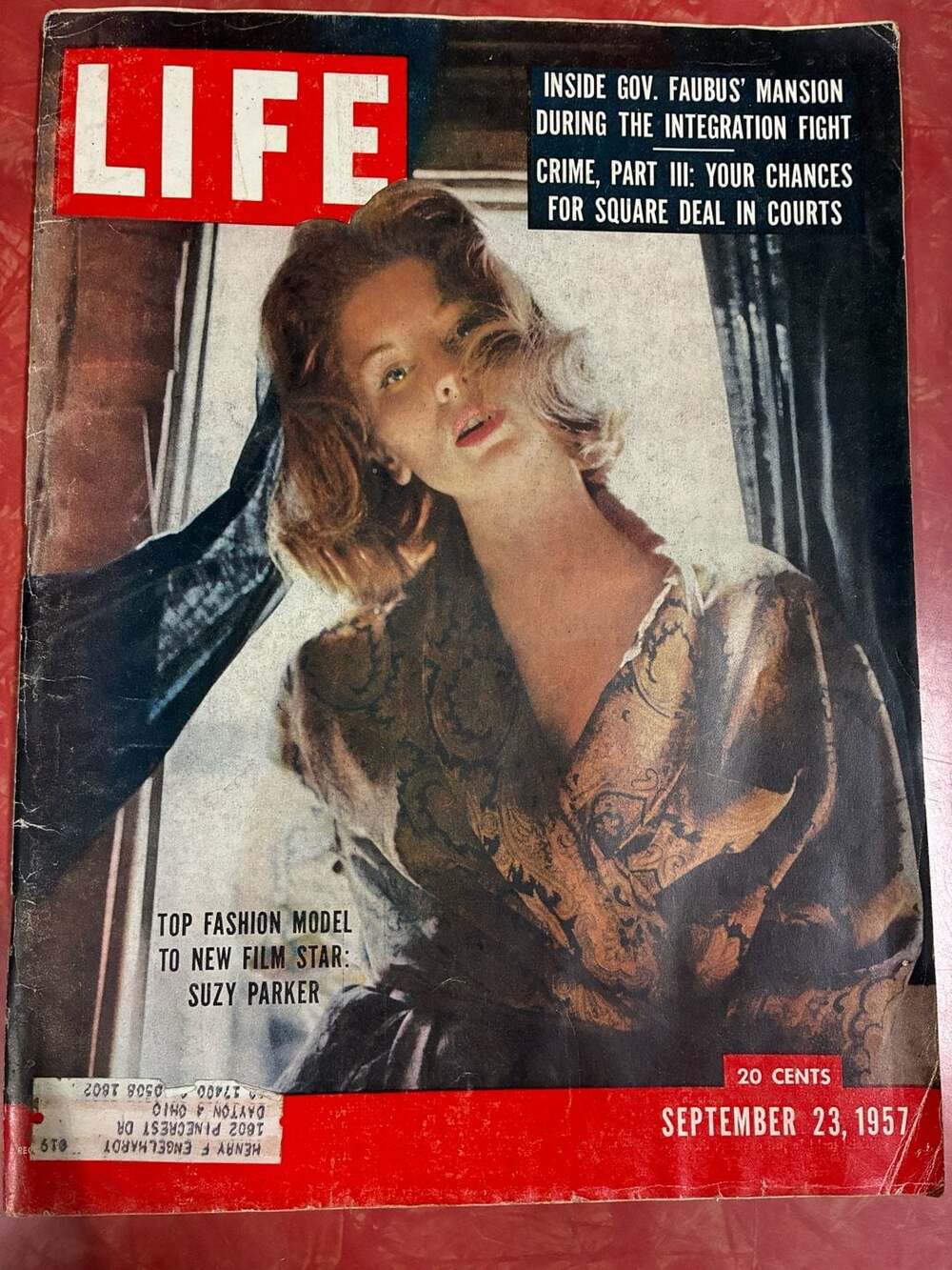 LIFE Magazine September 23 1957 Suzy Parker Cover Vintage